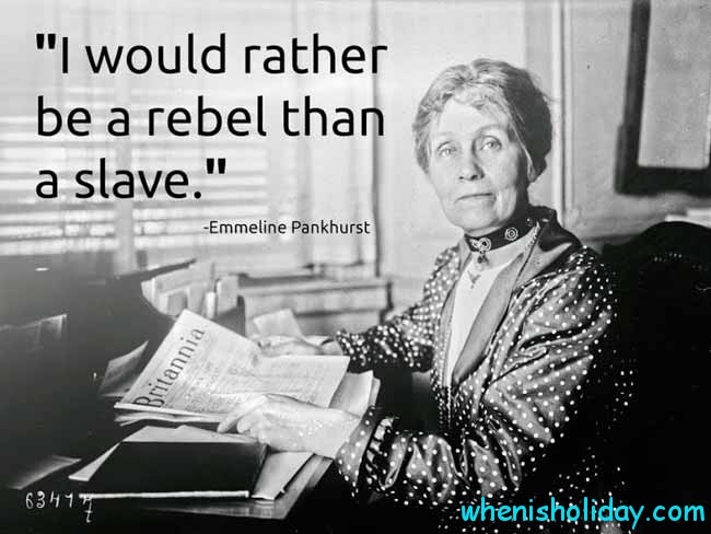 Emmeline Pankhurst Day