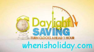 Daylight Savings Time Start 2017