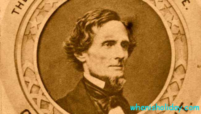 When is Jefferson Davis Birthday 2017