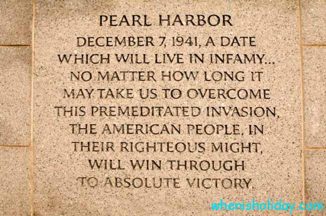 Pearl Harbor Remembrance Day 
