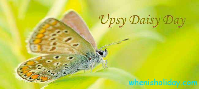 Nationaler Upsy Daisy Day