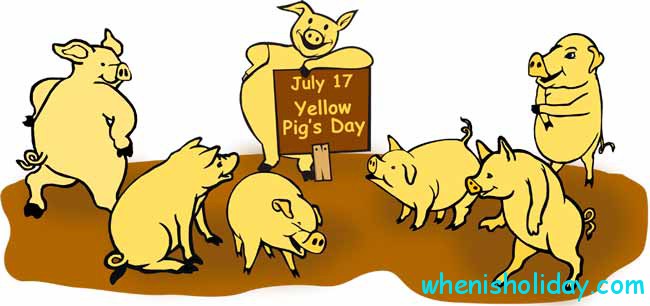 National Yellow Pig Day