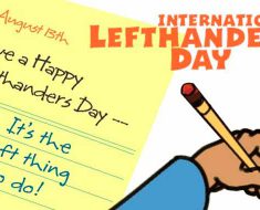 International Lefthanders Day 2017