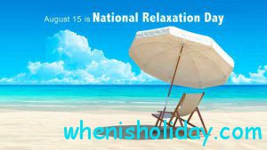 National Relaxation Day 2017