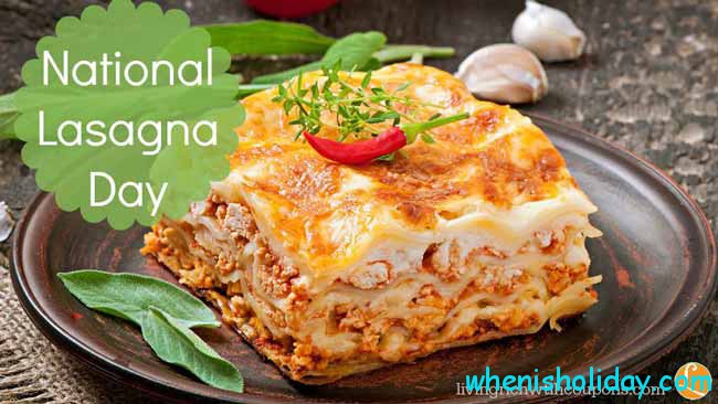 Nationaler Lasagne-Tag