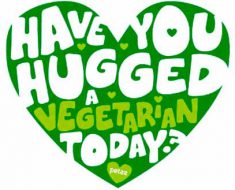 National Hug a Vegetarian Day 2017