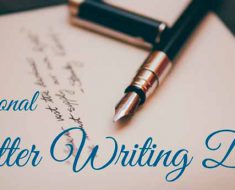 National Letter Writing Day 2017
