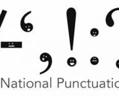 National Punctuation Day 2017