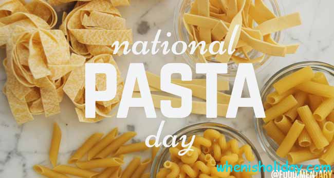 Nationaler Tag der Pasta