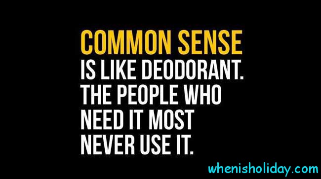 Quote about Common Sense