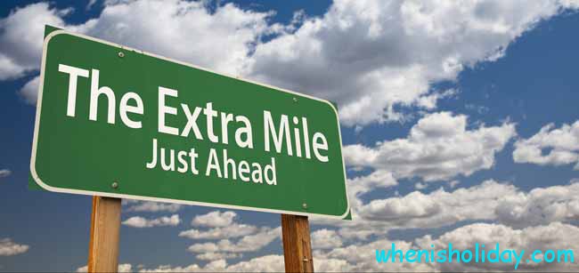 🛤 Wann ist Extra Mile Day 2022