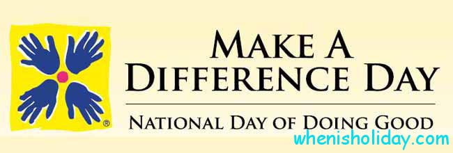 👦🏻👦🏽👨🏿 Wann ist der „Make A Difference Day“ 2022