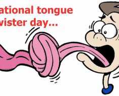 Tongue Twister Day Card