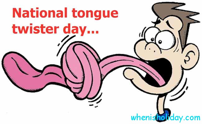 Tongue Twister Day Card