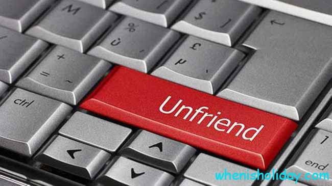 Unfriend Button