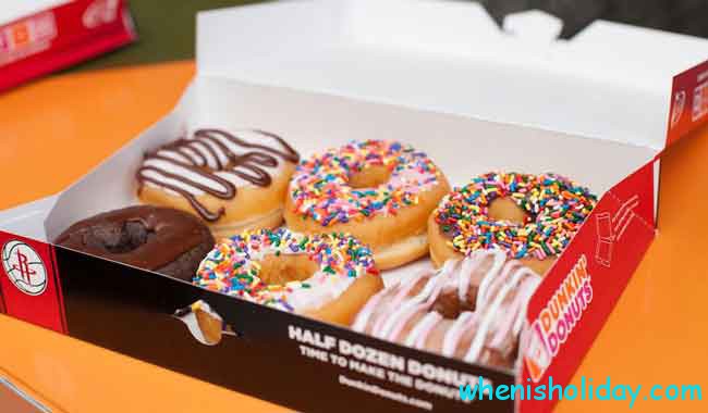 Schachtel mit Donuts