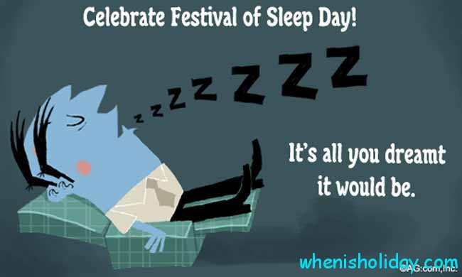 Celebrate Festival Of Sleep Day