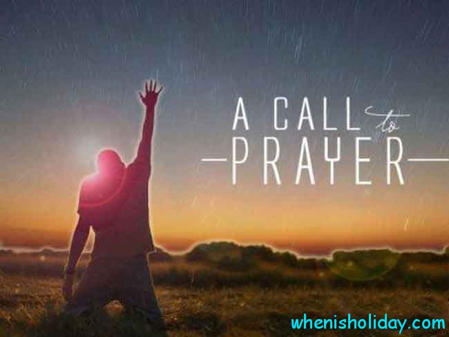 A call for prayer