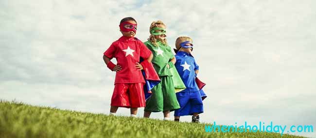 Kids as superheroes