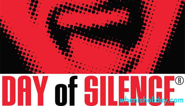 🤐 When is National Day of Silence 2020