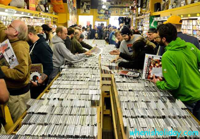 People in Record Store