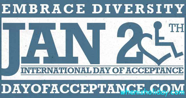 💟 When is National Day of Acceptance 2020