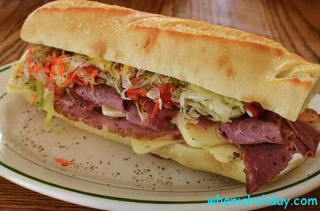 Big Hot Pastrami Sandwich