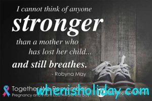 Pregnancy and Infant Loss Day