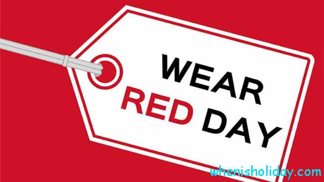 Wear Red Day promo