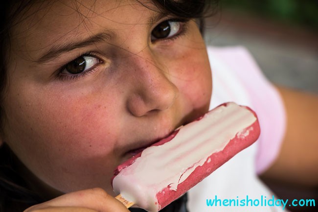 girl eating ice cream