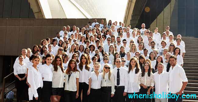People in White Shirts