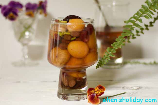 Fruit Compote in a glass