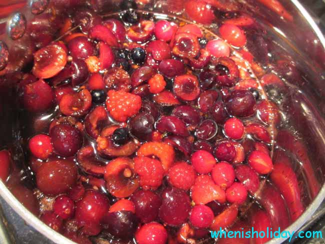 Red Fruit Compote