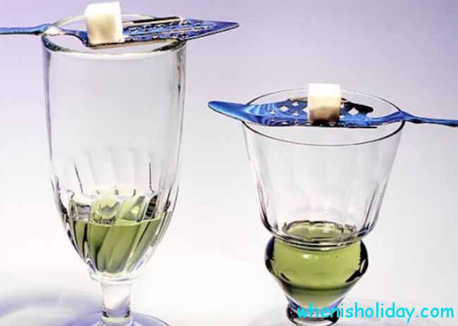 Absinthe with sugar