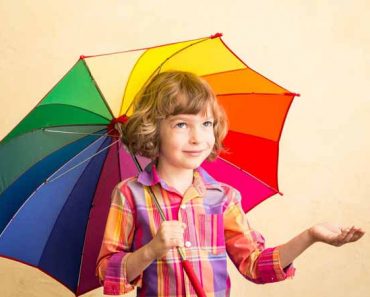 girl with umbrella