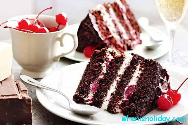 Piece of Black Forest Cake 
