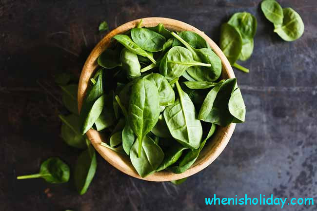 plate of Spinach