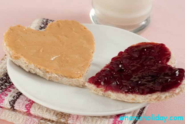 Peanut Butter and Jelly hearts