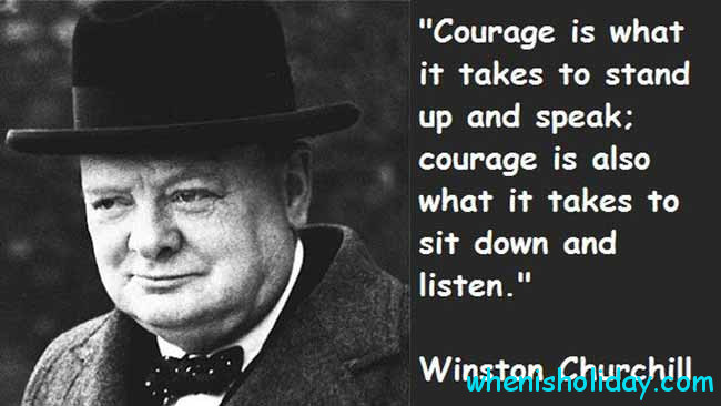 Winston Churchill's quotation