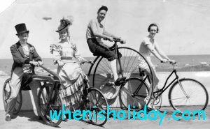 vintage photo of Bicycles