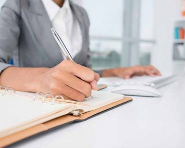 woman writing