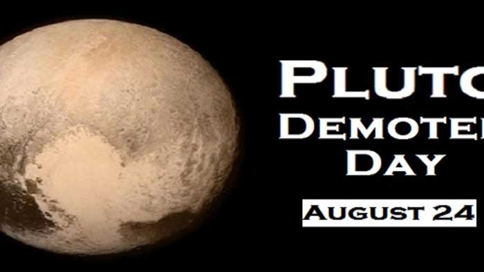 Pluto-Degradierungstag im Jahr 2022