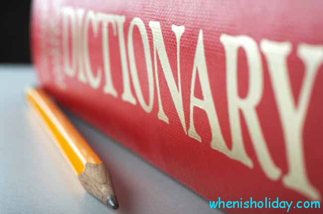 📖 Wann ist Nationaler Wörterbuchtag 2022