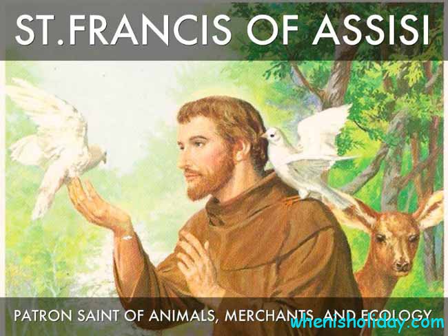 👼 Wann ist das Fest des Heiligen Franziskus von Assisi 2022