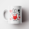Cup A gift for a loved one.  Bunny  A gift for Valentine's Day