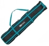 Cover on wheels for Travel Extreme FreeRide snowboard skis, blue straps