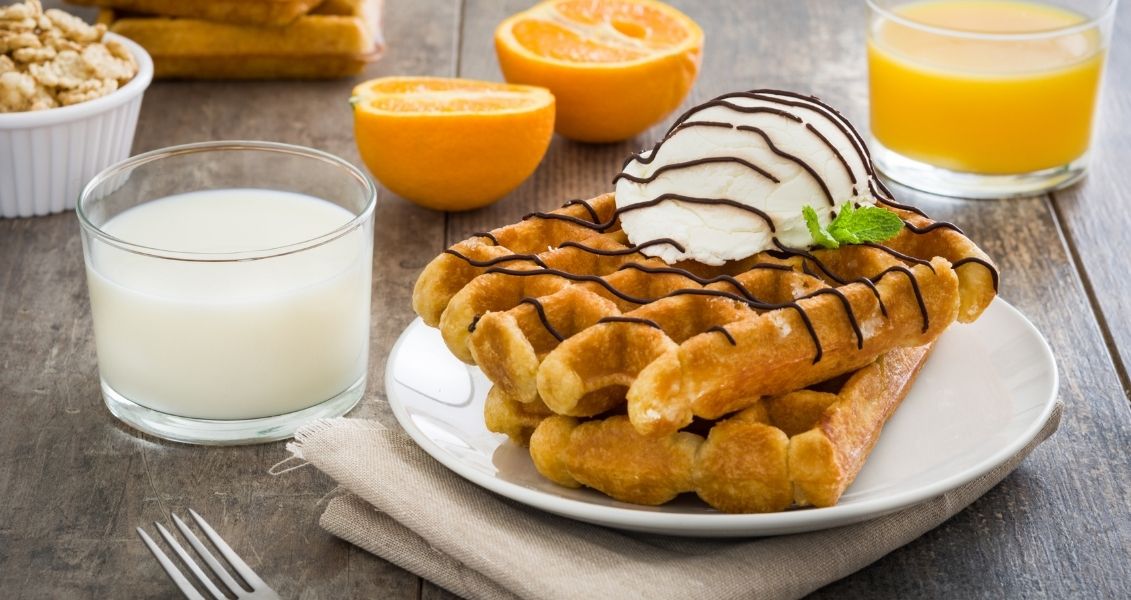 Ice cream day for breakfast