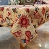 Tapestry tablecloth Christmas with lurex Spain Villa Grazia Generous evening