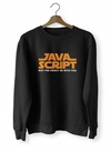 Men's sweatshirt for a Java Script programmer