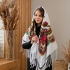 Ukrainian folk woolen shawl Fields of Ukraine